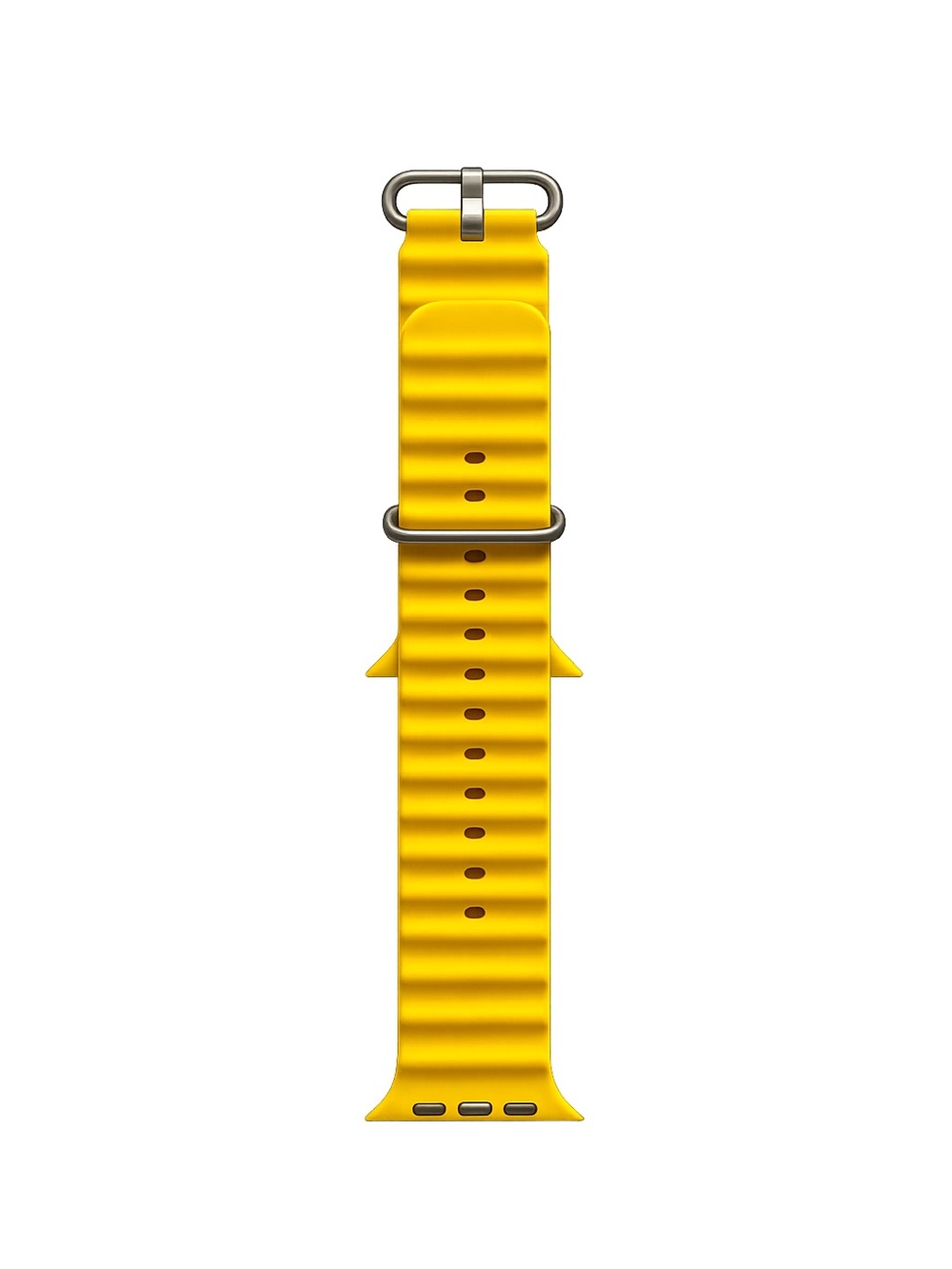 Yellow Silicone Ocean Watch Band 42/44/45/49mm
